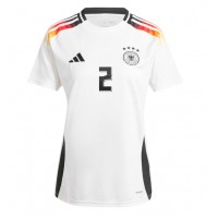 Camiseta Alemania Antonio Rudiger #2 Primera Equipación Replica Eurocopa 2024 mangas cortas